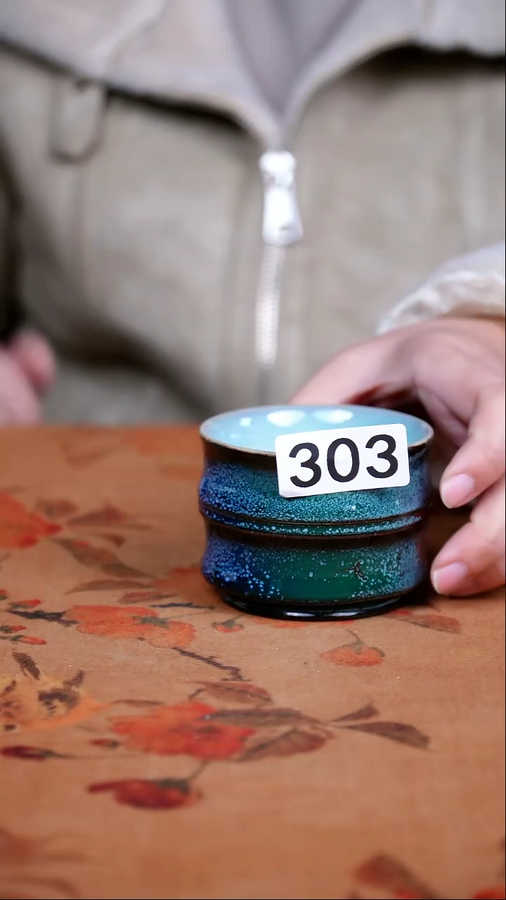 全品钧瓷茶器摆件