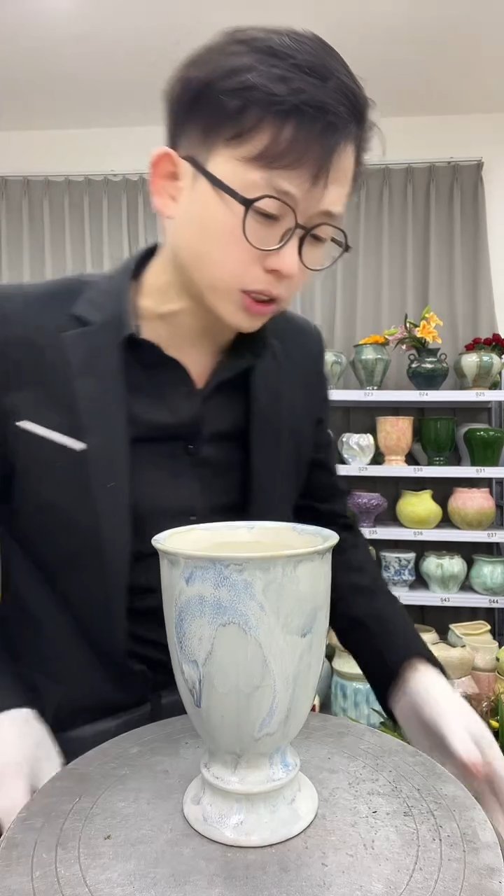 12.5陶瓷花盆直播链接高.  17    口    11