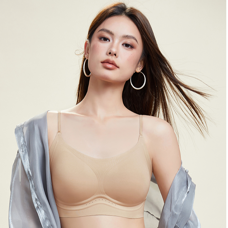 无搭扣欧若动感风四季通用乳胶垫内衣文胸小胸美背2564