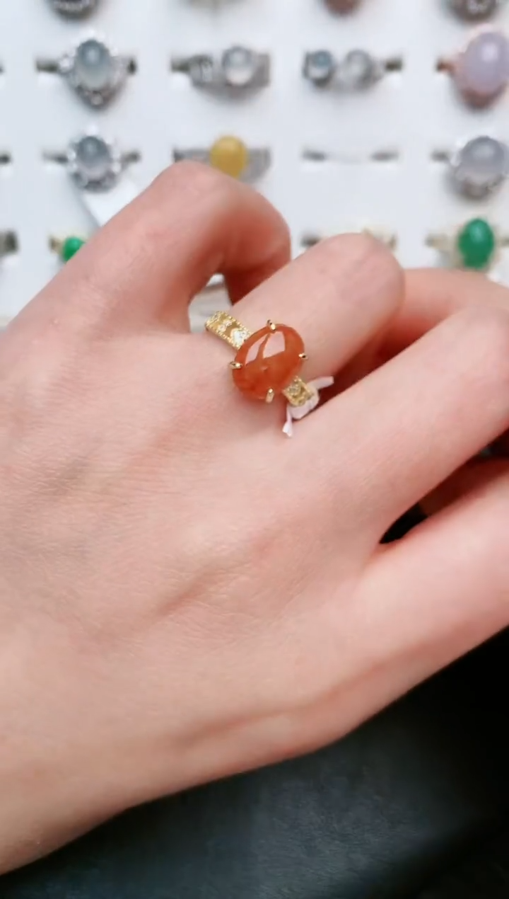 【闪购商品】翡翠戒指银S925镶嵌....