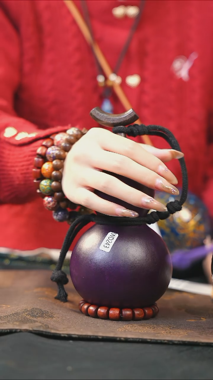 【闪购商品】WD243紫色中容量酒葫芦随缘发