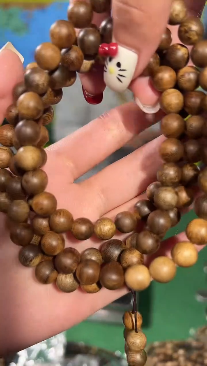 【闪购商品】沉香手串135号金三角红油29克多样性发一