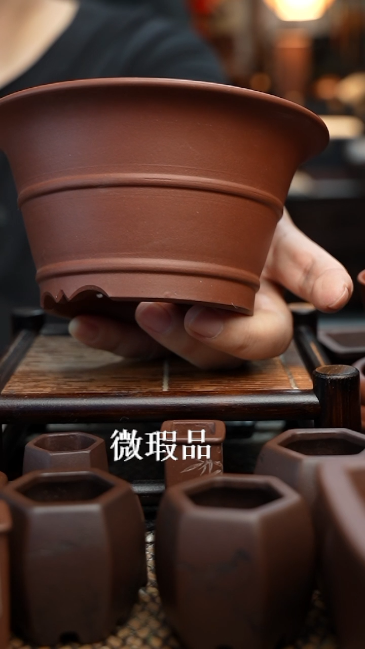 紫砂花盆長木軒精品紫砂
