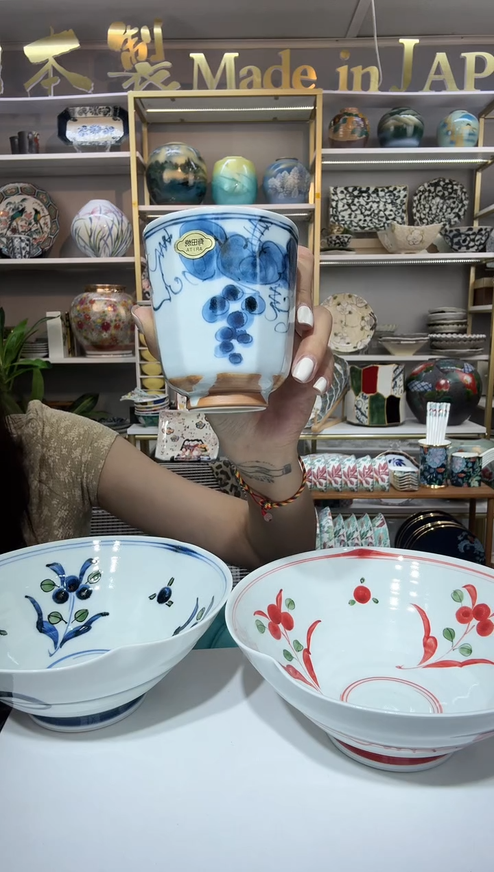 陶瓷一诚手握杯一只蓝色