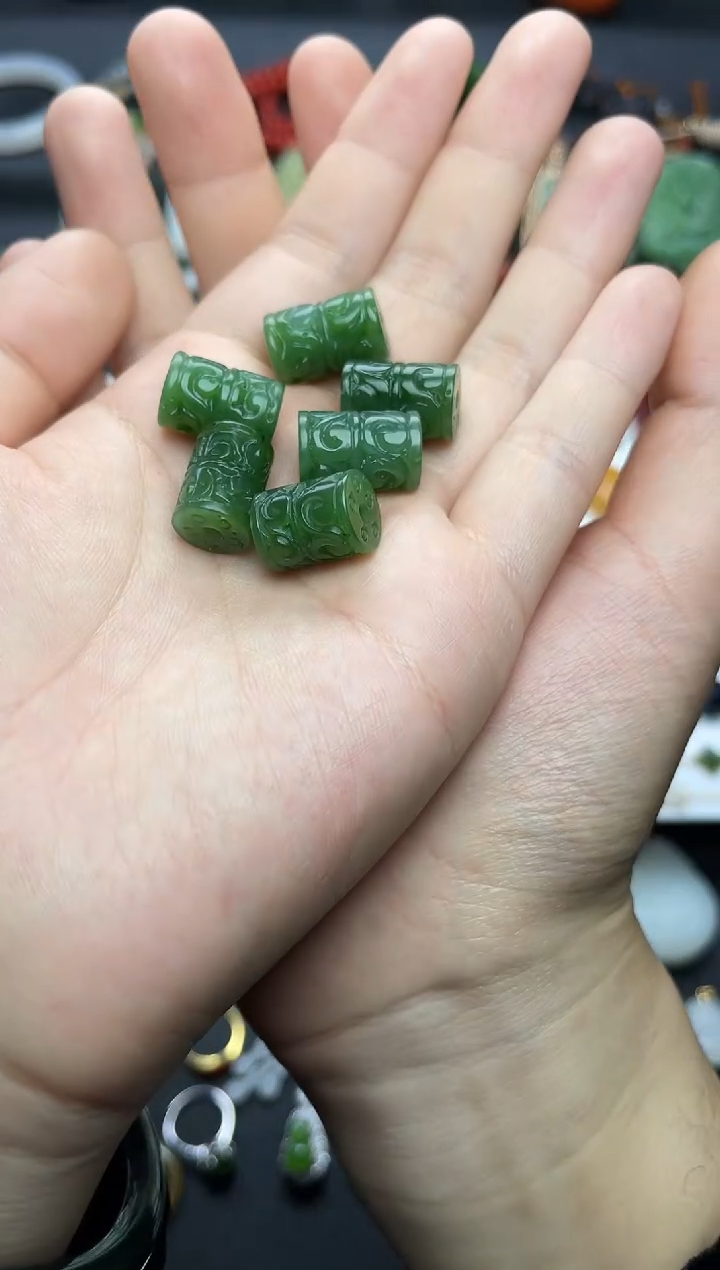 颈饰未镶嵌和田玉路路通多样性拍一发一06