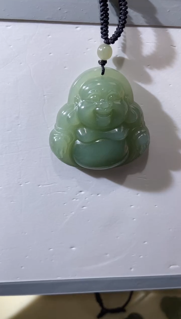【闪购商品】和田玉吊坠(赠链)未镶嵌和田玉佛公吊坠