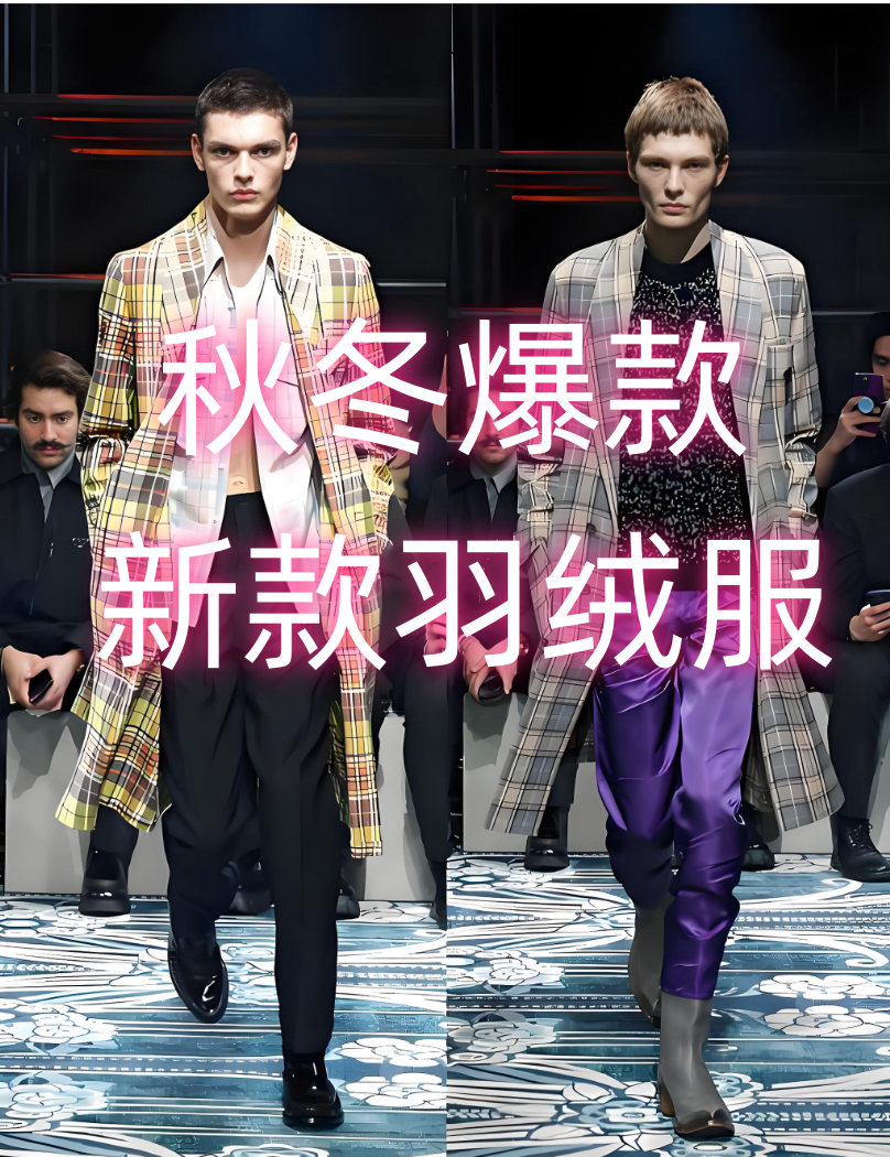 25款加厚立领保暖防风刺绣羽绒外套