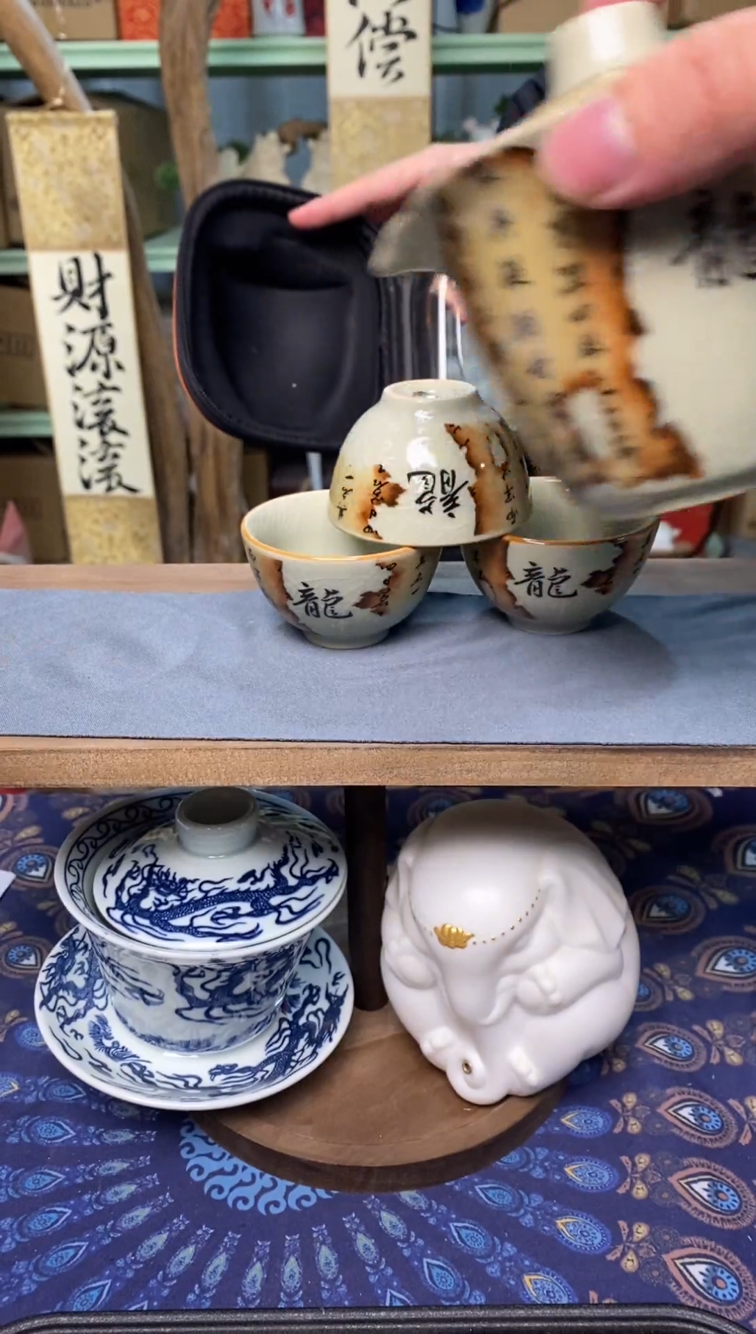 【闪购商品】盖碗赢鱼优选陶瓷陶瓷陶瓷陶瓷