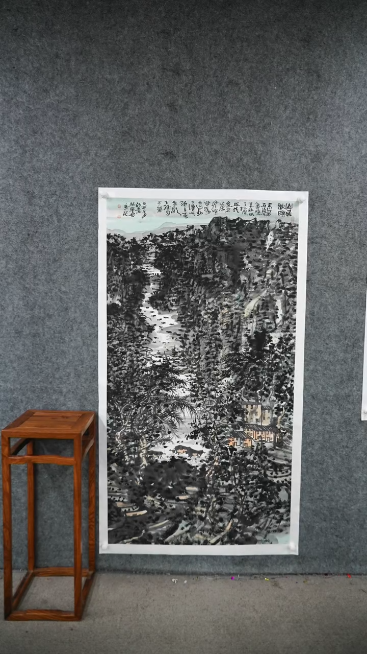 国画国画ZJG国画作品