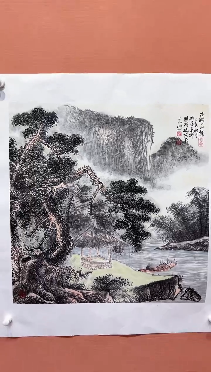 国画师立照老师国画作品