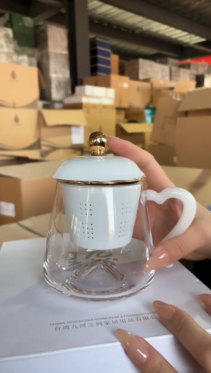 【闪购商品】九河长安故里办公杯白色