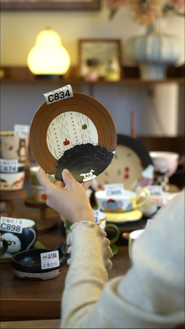 摆件陶C834 阿满屋手工手作陶瓷 