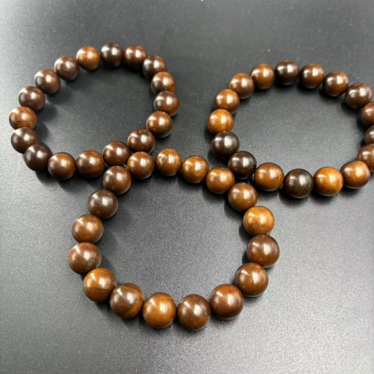 雷击枣木1.2素珠流珠手串