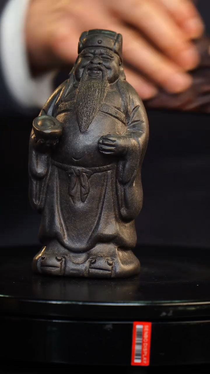 【闪购商品】紫砂茶宠黑 高大财神