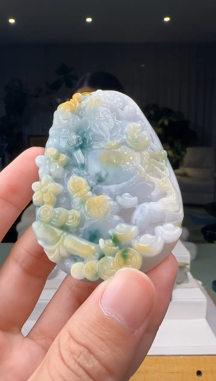 【闪购商品】翡翠吊坠(不含链)未镶嵌XM@@WS1WX28053