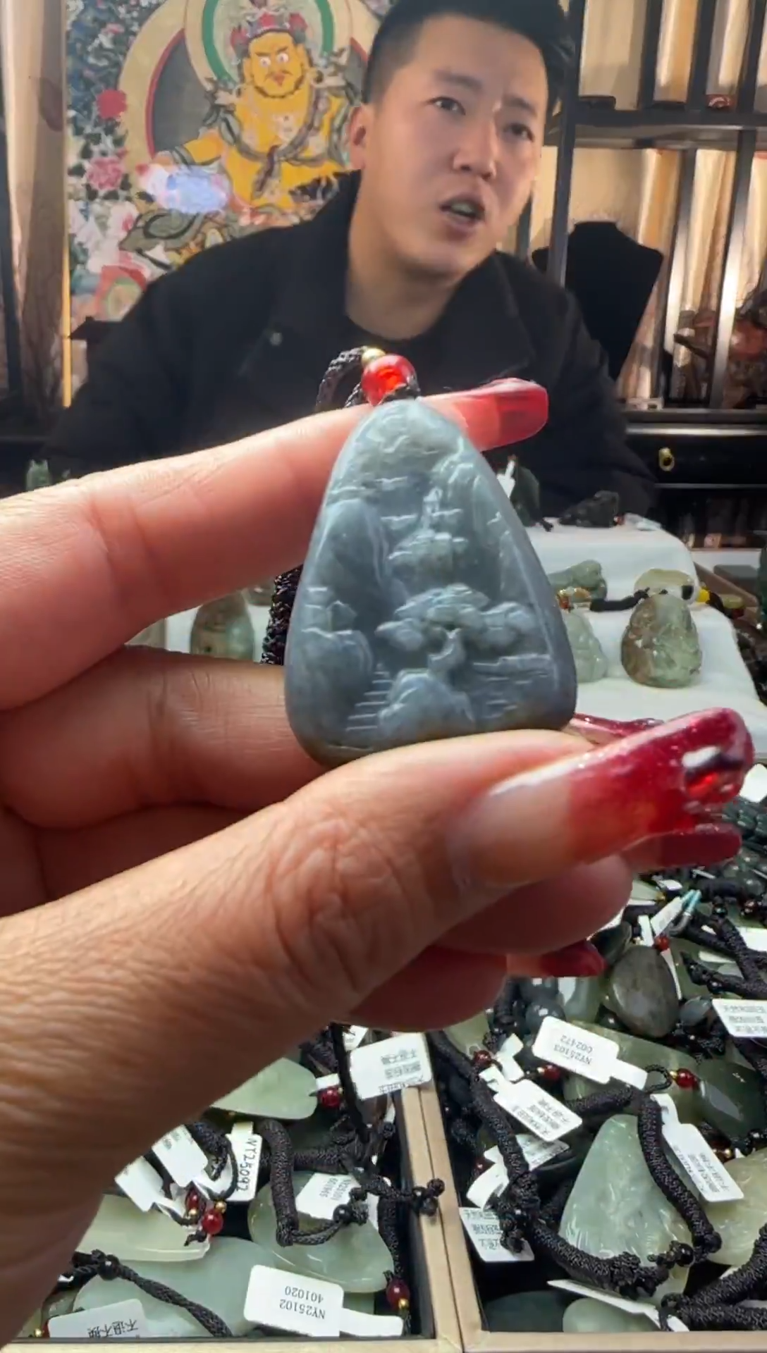 颈饰未镶嵌和田玉9