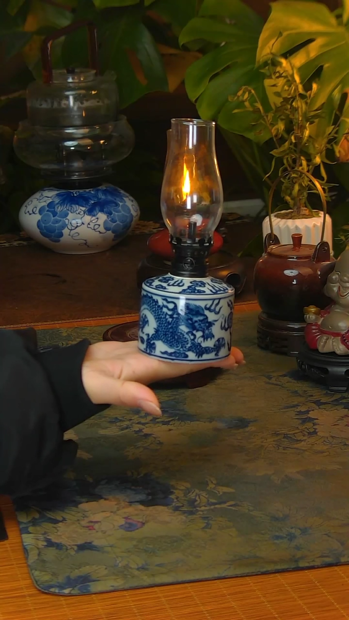 【闪购商品】景德镇陶瓷手工灯摆件