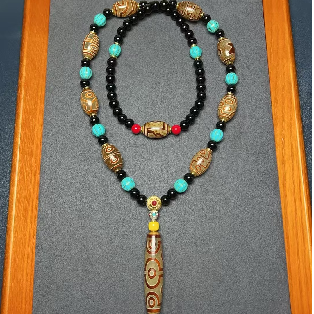 藏式经典多宝吊坠项链1-10y