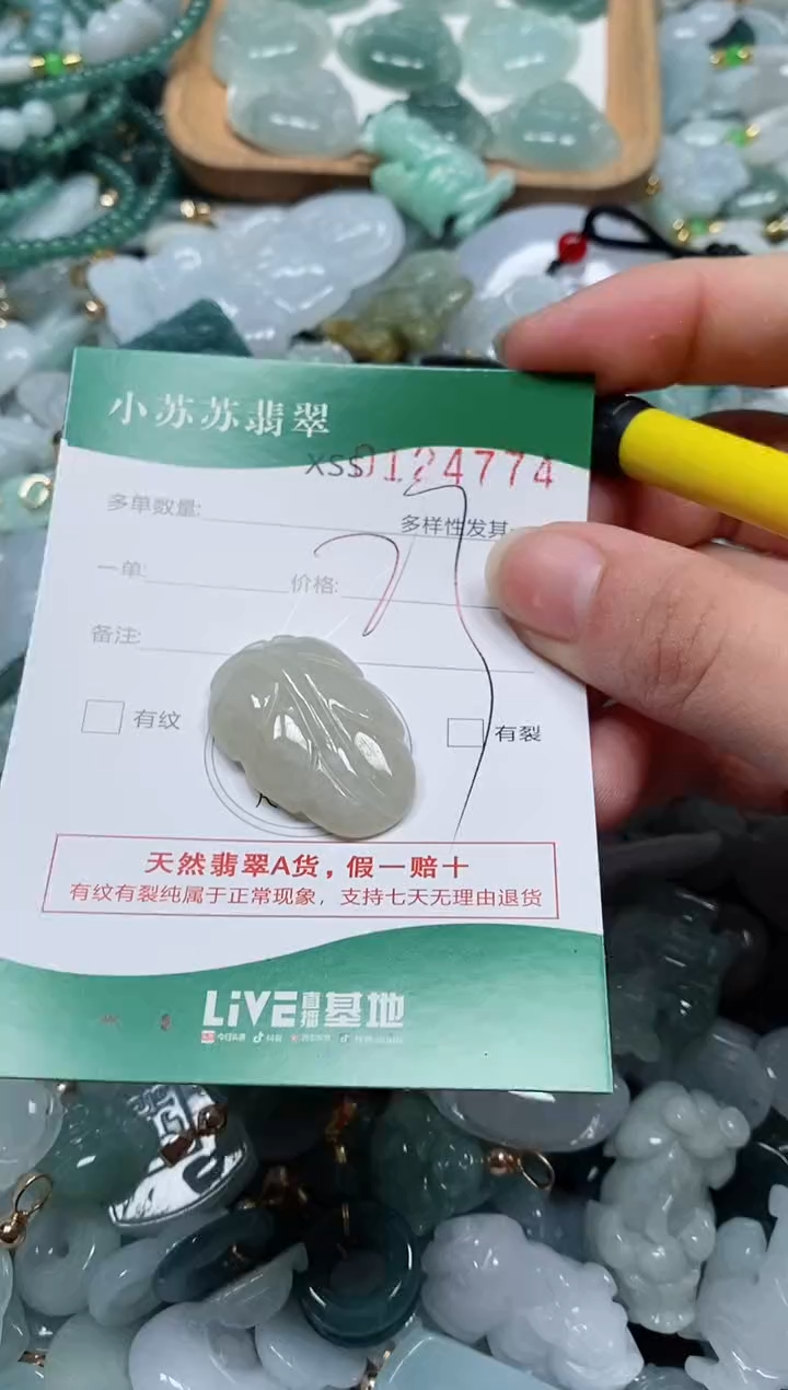 【闪购商品】翡翠颈饰未镶嵌闪购商品0124774