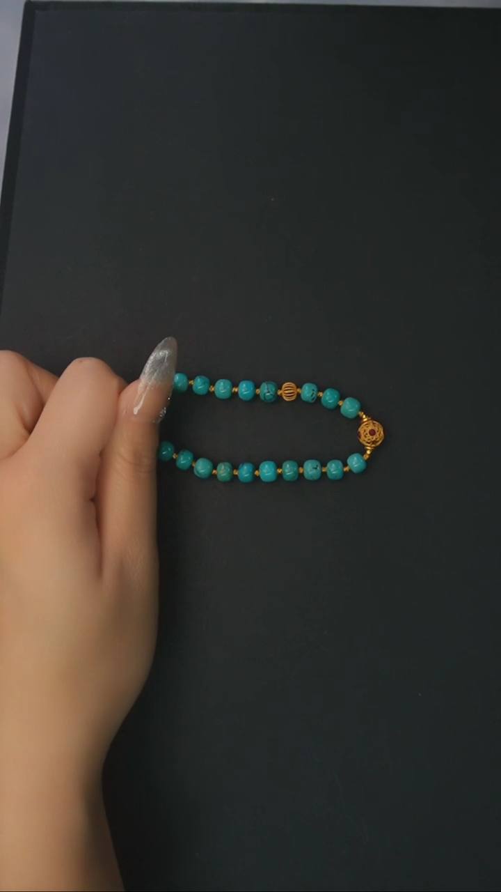 【闪购商品】绿松石手链银S925镶嵌发货一件