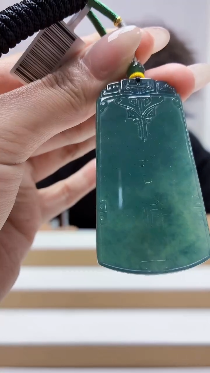 未镶嵌定制翡翠4688MM-毛货挂件99