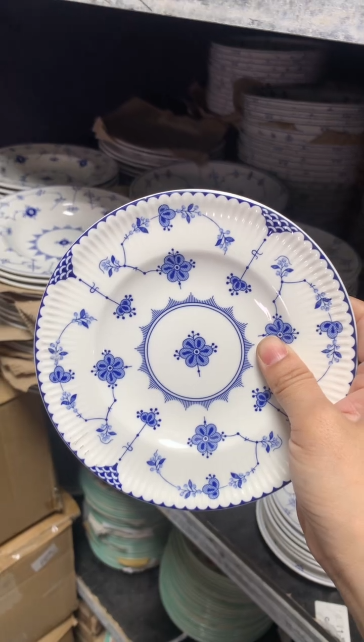 【闪购商品】瓷片陶瓷原单CC311餐具2个6英寸