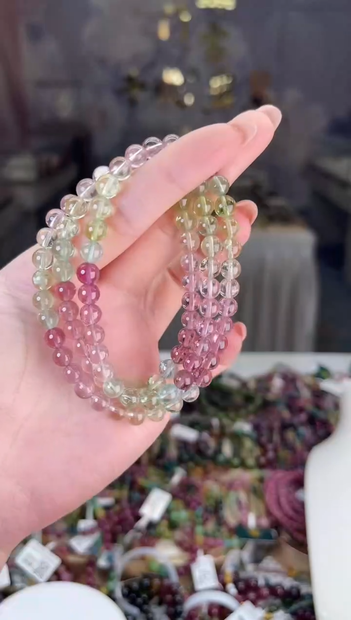 【闪购商品】碧玺/未镶嵌6mm+碧玺多圈多样性发货