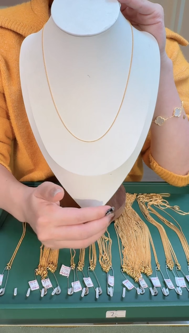 45cm爱心抽拉肖邦链2.22g（多样性发货）