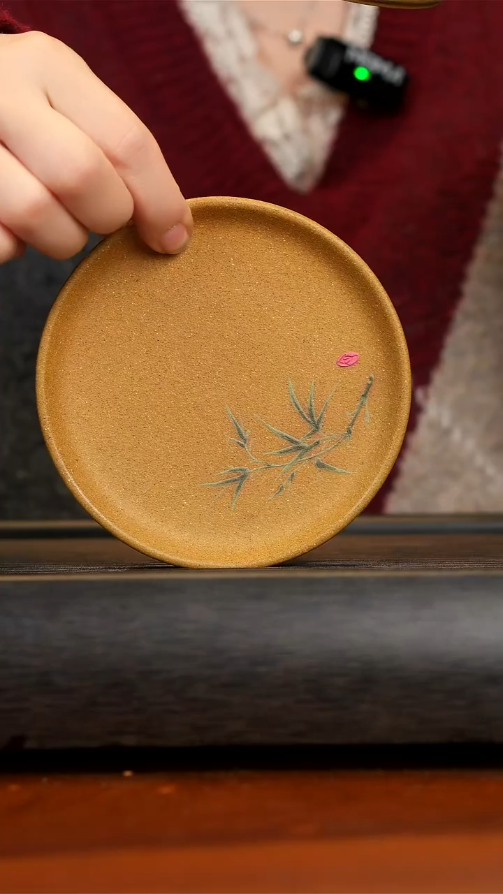 【闪购商品】紫砂茶壶黄段泥杯垫壶承