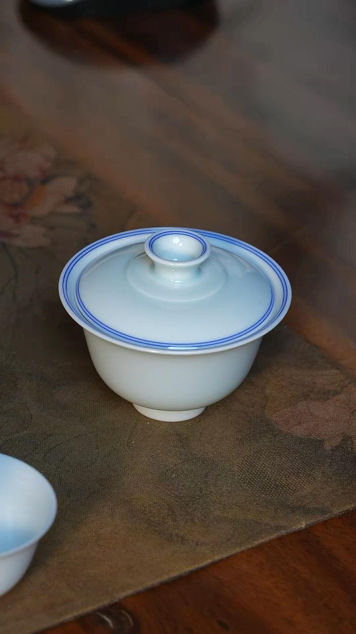 【闪购商品】南山雪堂福利款玩字款盖碗小号