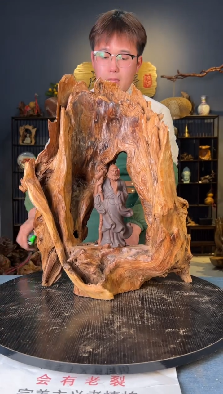 【闪购商品】木卢师傅根艺作品(不包含人物摆件）