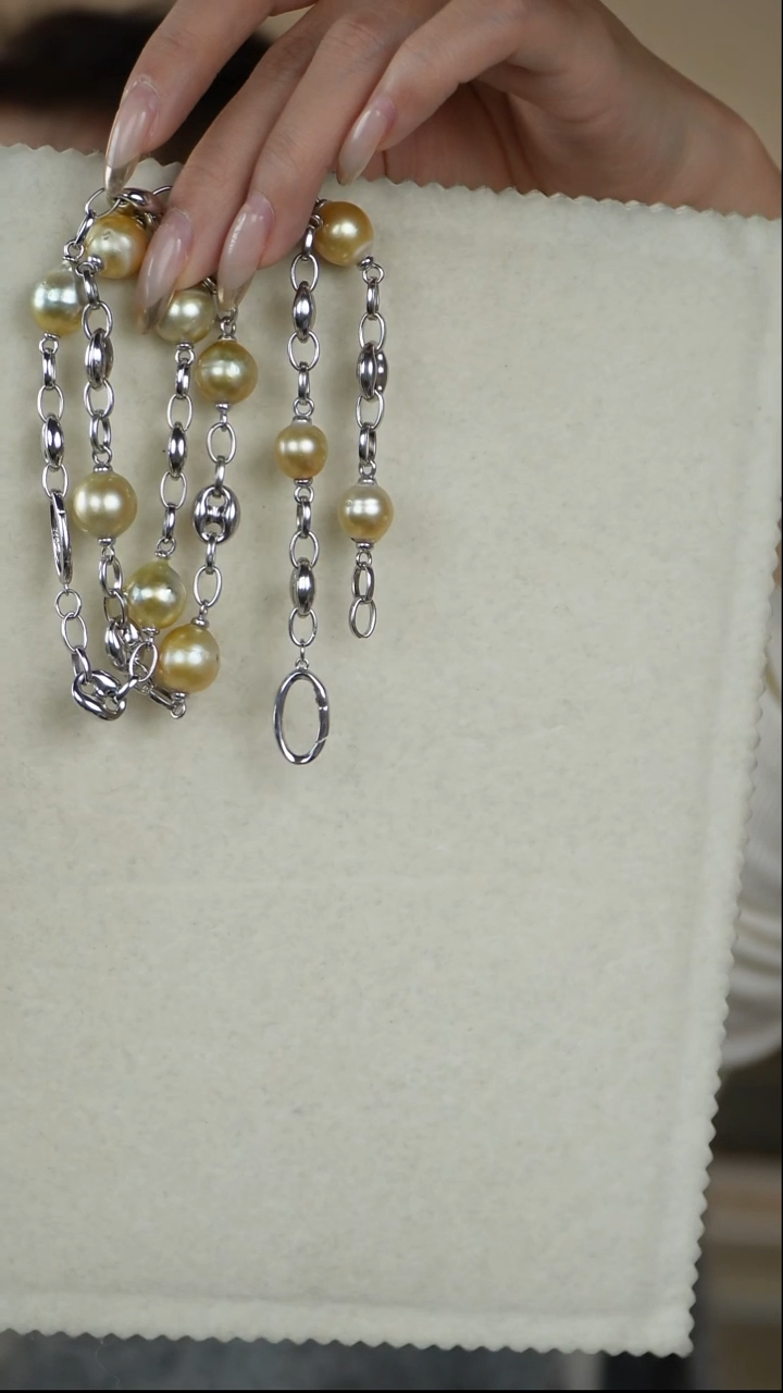 【闪购商品】海水珍珠颈饰银S925镶嵌+多样性发货发一