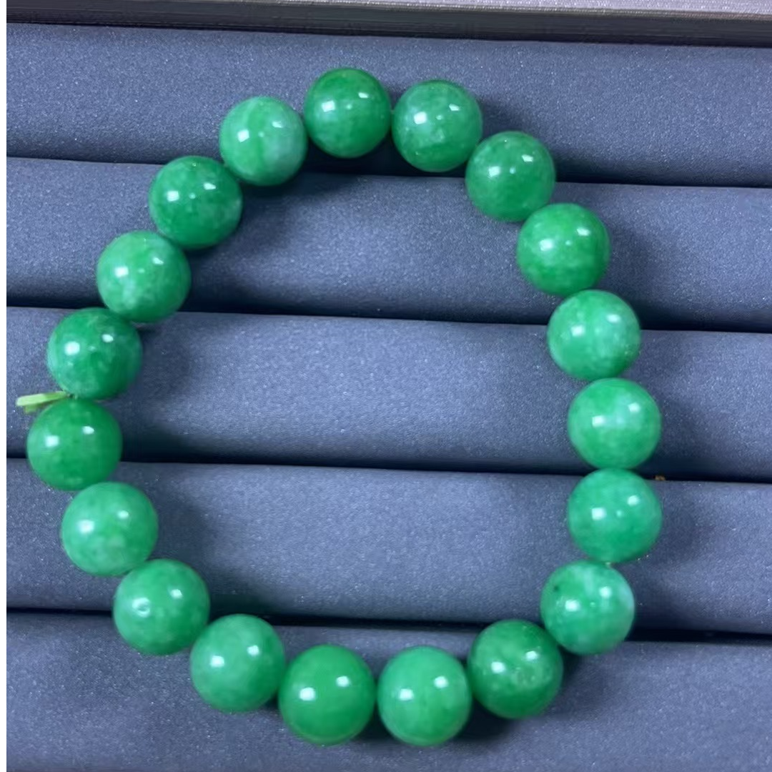 宝阁甄选绿手串446