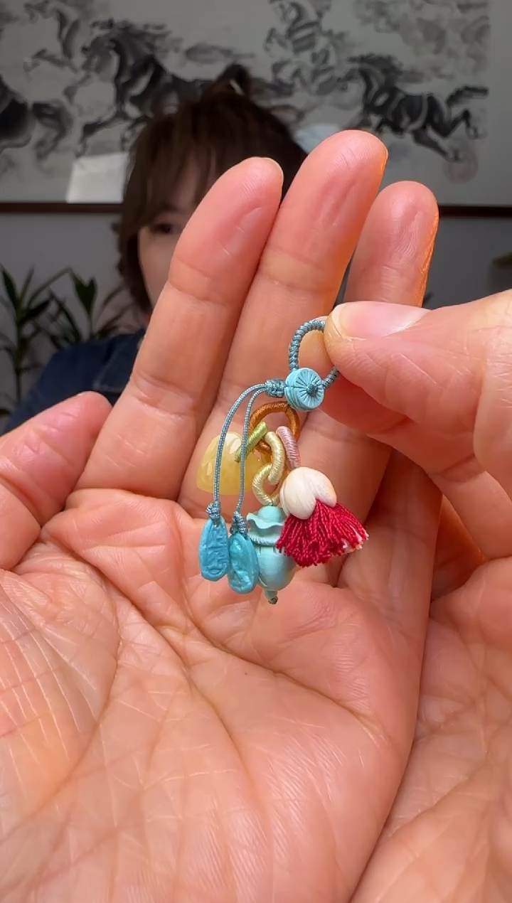 【闪购商品】绿松石提溜未镶嵌时尚百搭A1387