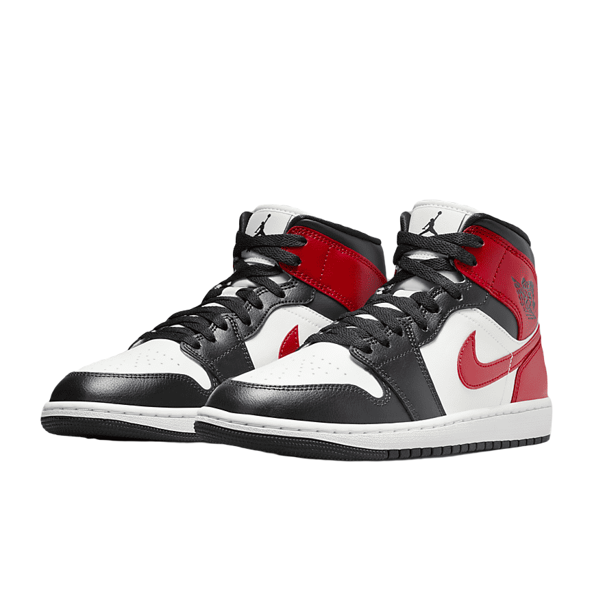 【官方授权】NIKE/耐克 AirJordan 1女子黑白红休闲鞋 BQ6472-160新
