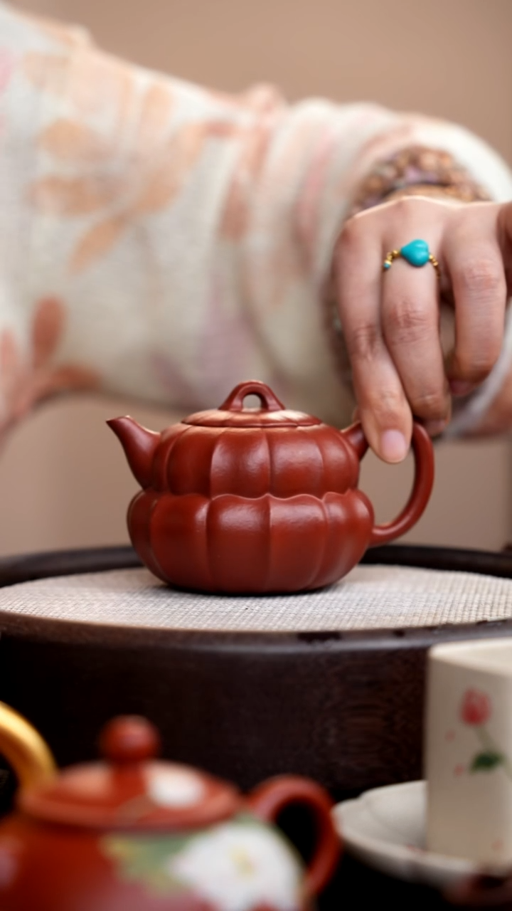 茶壶紫砂大红袍筋囊葫芦壶