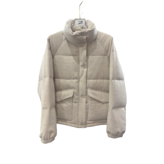 BJ 516冬季新款简约宽松口袋设计保暖羽绒服