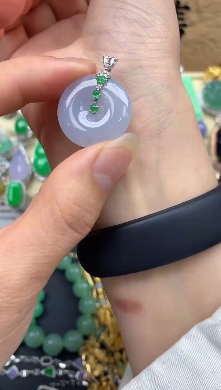 【闪购商品】翡翠颈饰18K金镶嵌166-中国好珍宝