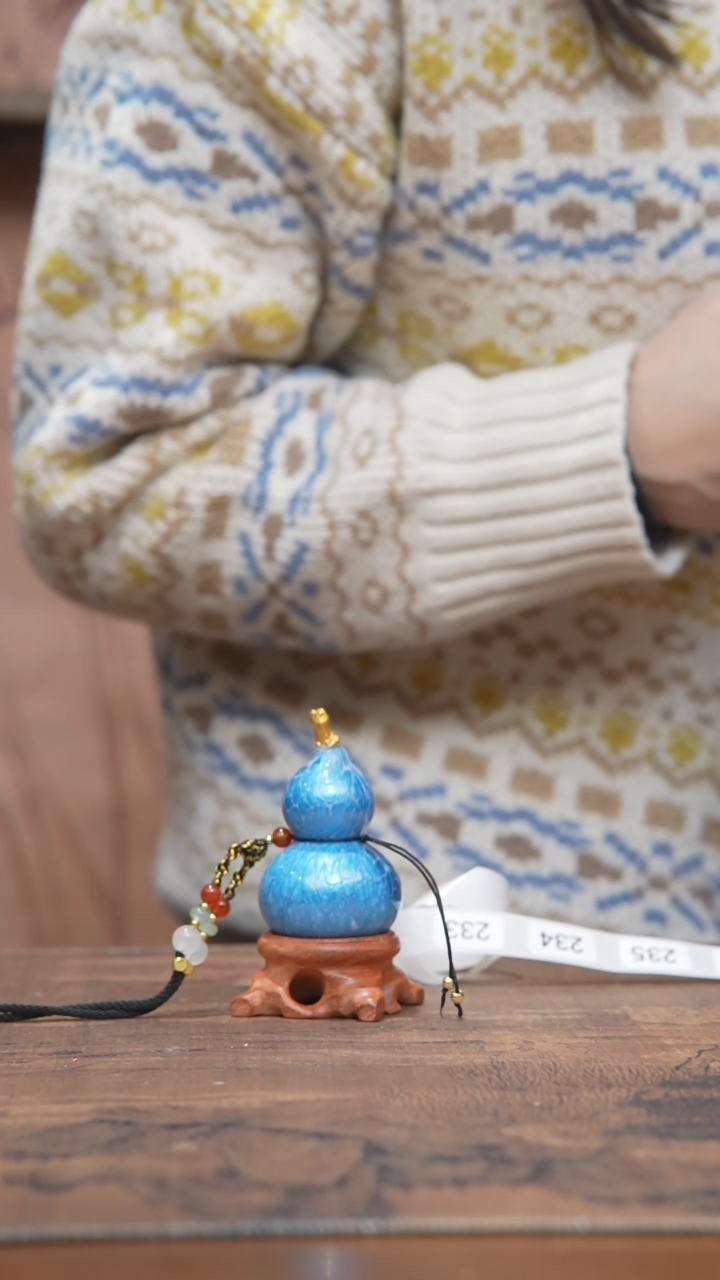 【闪购商品】233号-大漆飘漆小葫芦脖挂