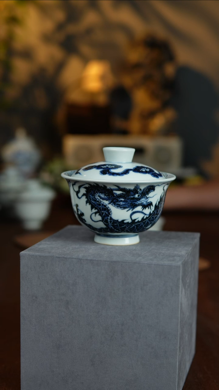 150毫升造物山房龙盖碗