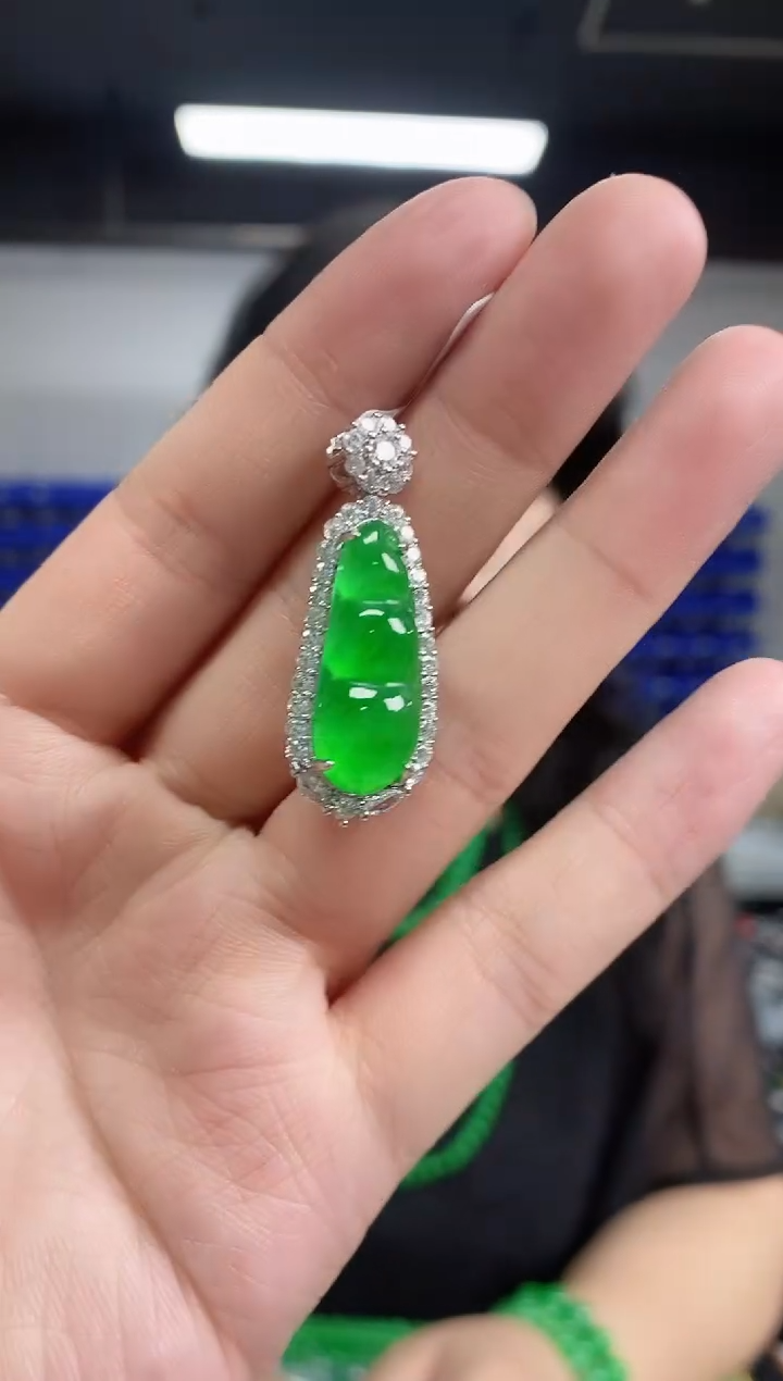 翡翠未镶嵌吊坠(不含链)闪购链接 多样性发其一颜色微差