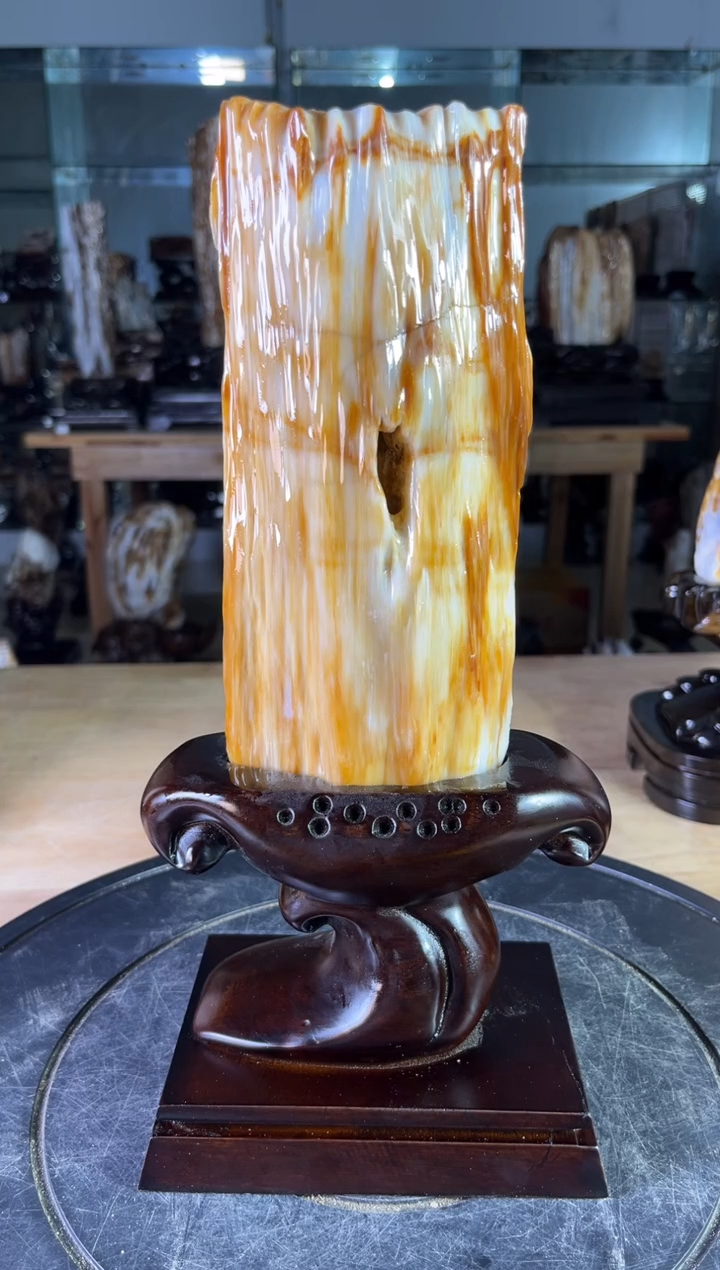 【闪购商品】硅化玉珠宝奇石未镶嵌1