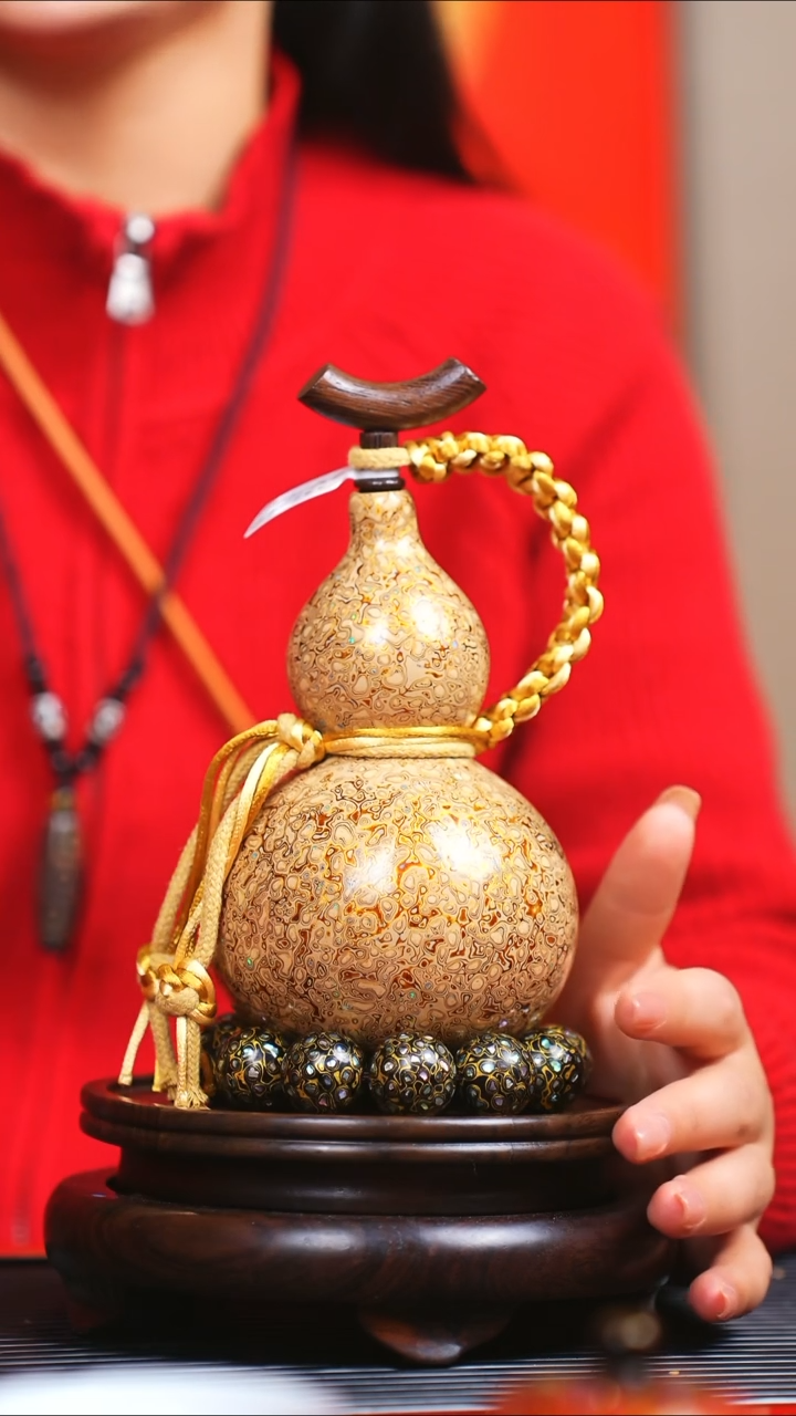 【闪购商品】JQ192过年礼臻选大漆酒葫芦