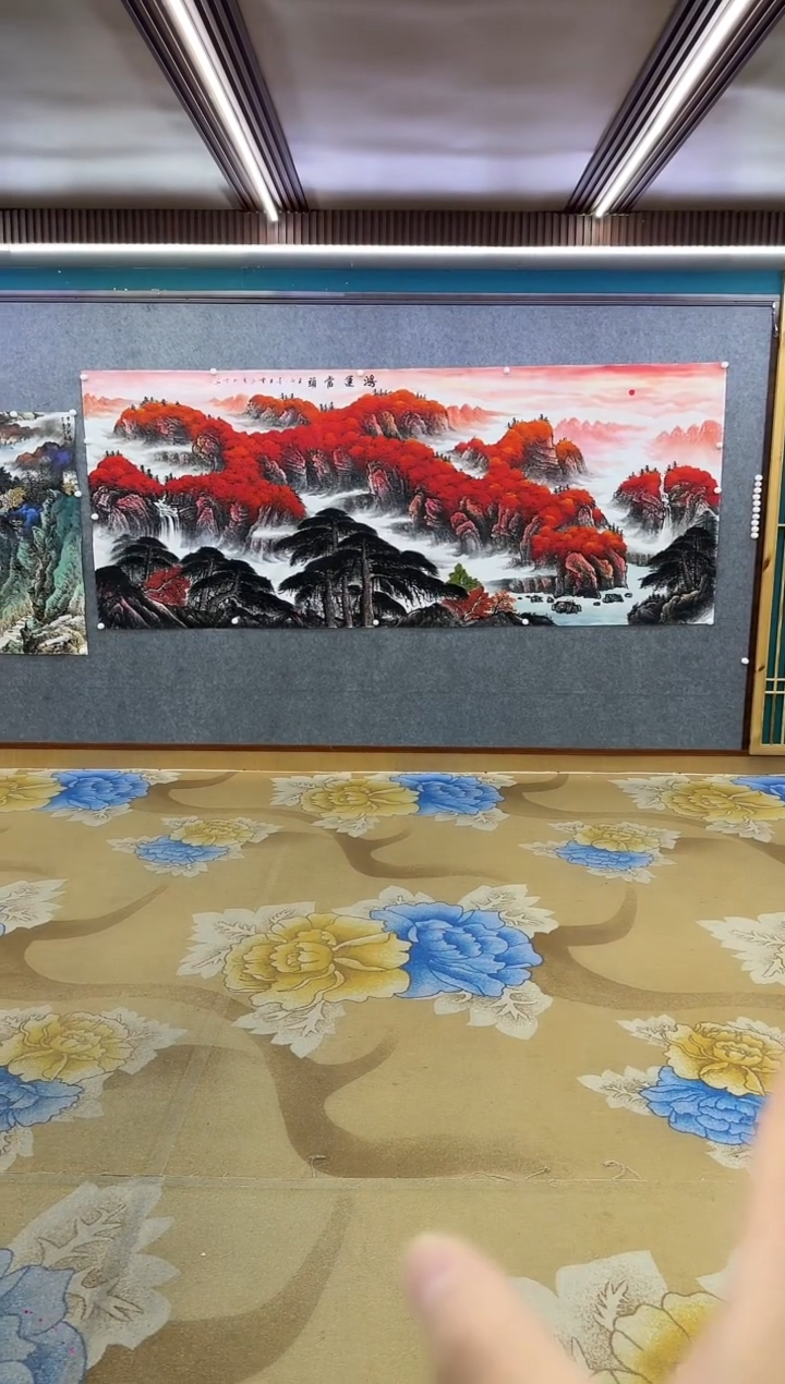 【闪购商品】绘画绘画Y-刘雪红-大丈二-山水画