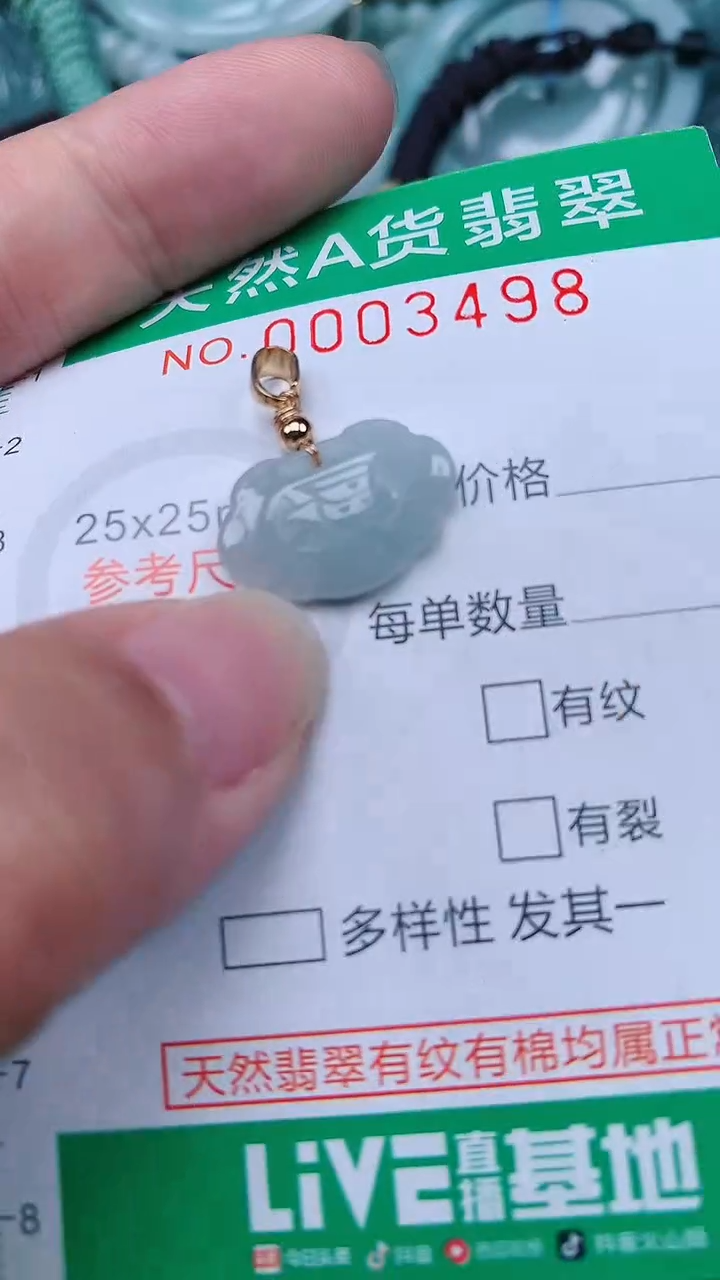 颈饰未镶嵌翡翠.0003498