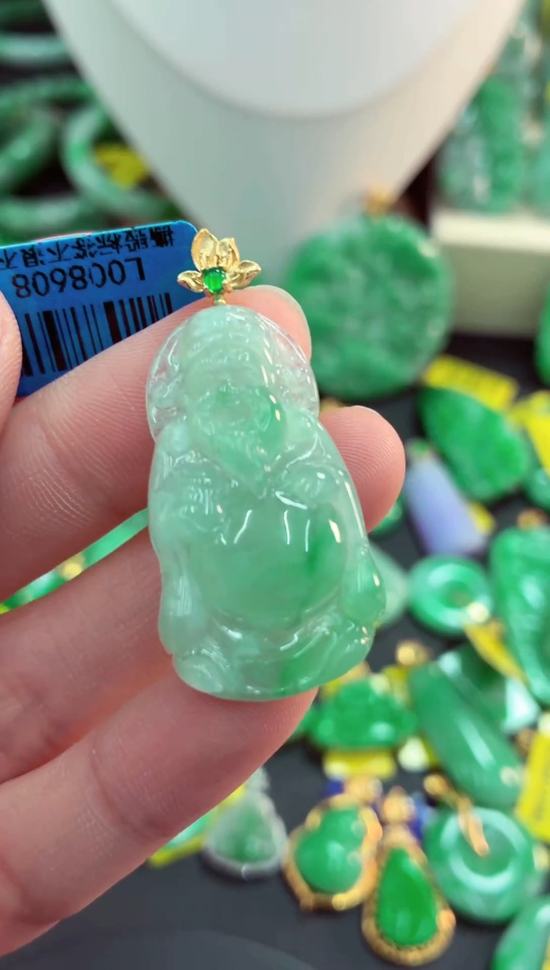 吊坠(不含链)未镶嵌翡翠天然缅甸翡翠A货