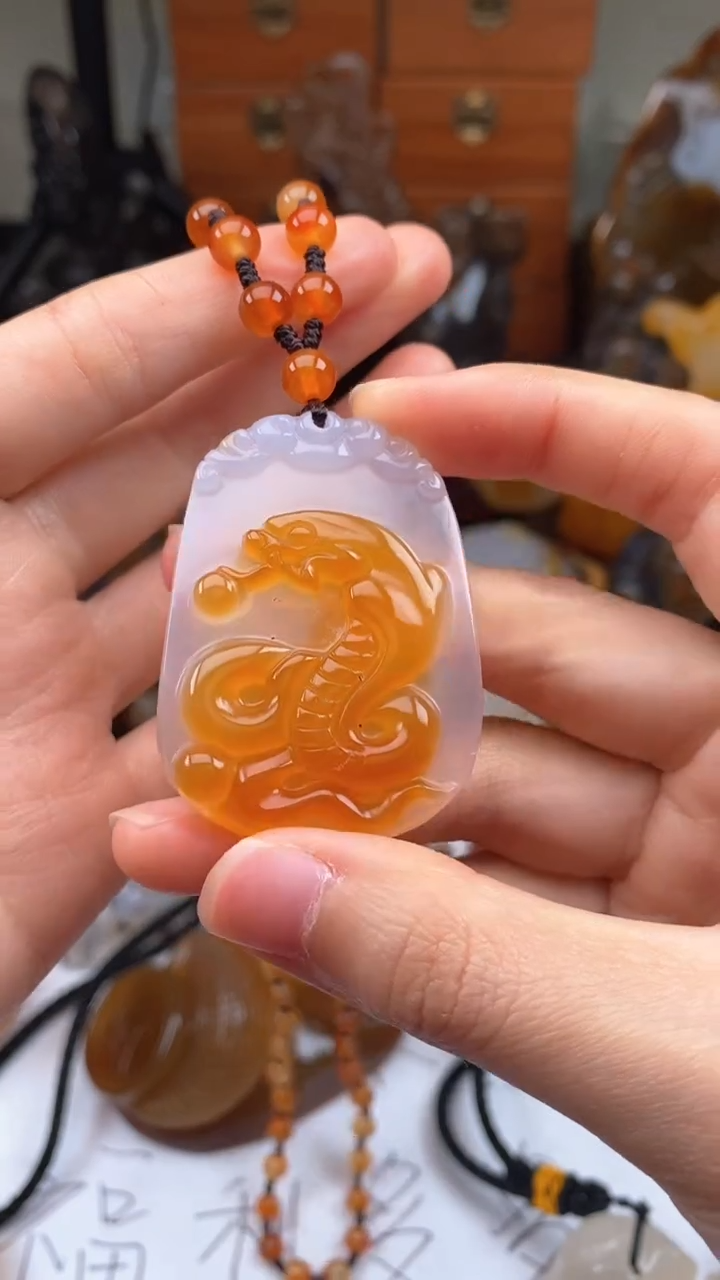 【闪购商品】玛瑙/玉髓颈饰未镶嵌AA