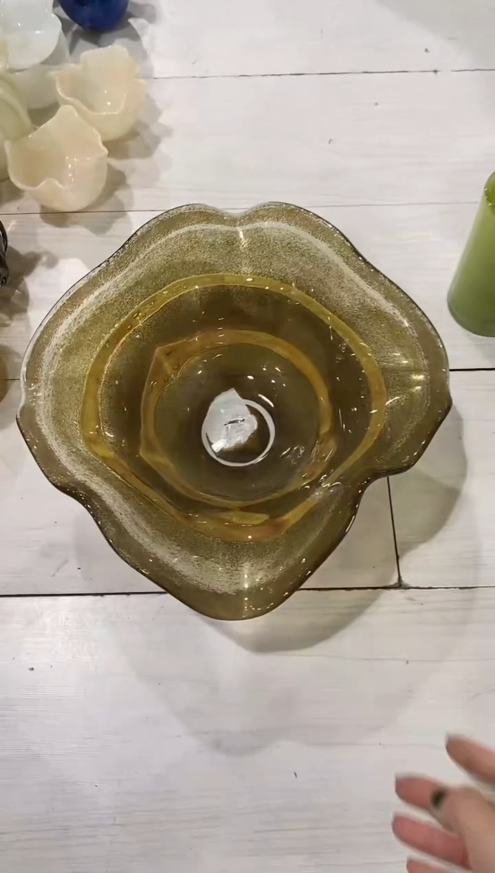 许*瘦慕忆家手作琉璃花瓶