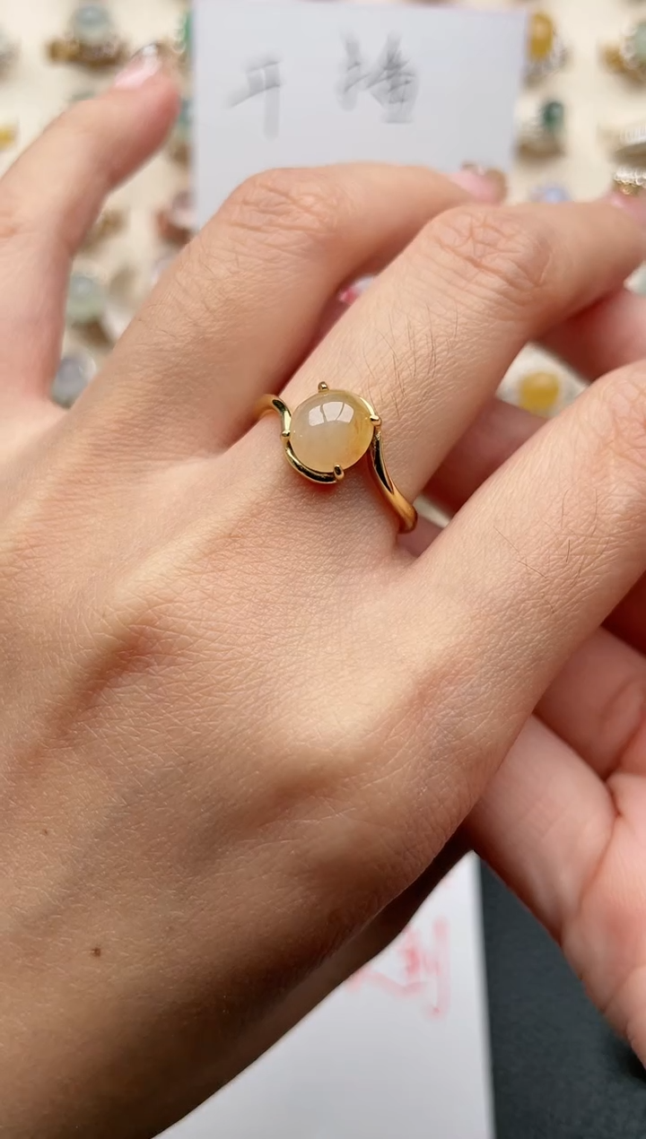 【闪购商品】翡翠戒指银S925镶嵌1111