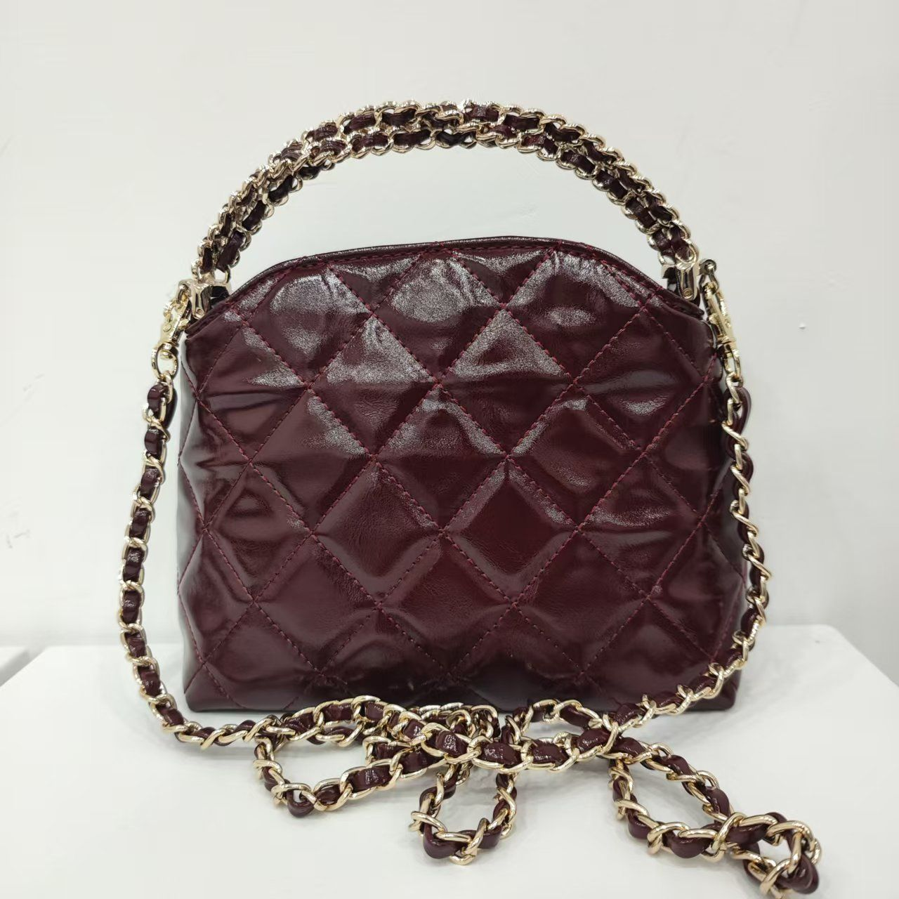 240913#菱格时尚单肩斜挎包